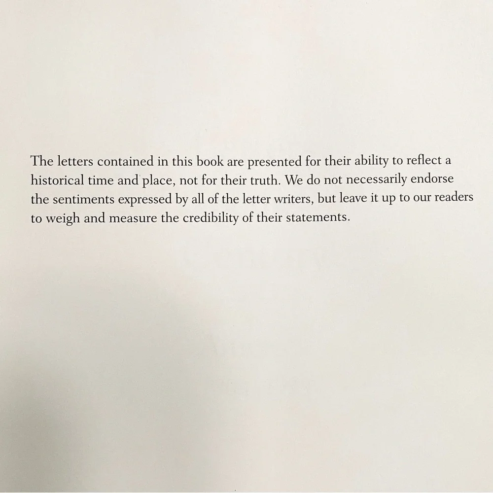 America Letters of the Century Book | 1900-1999